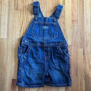 OshKosh B'gosh Classic Blue Denim Baby Overalls 24 Months